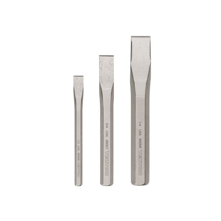 Tekton Cold Chisel Set, 3-Piece (1/2, 3/4, 1 in.) PNC91003